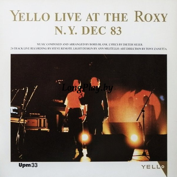 Yello - Live At The Roxy N.Y. Dec 83 ORIG ++++