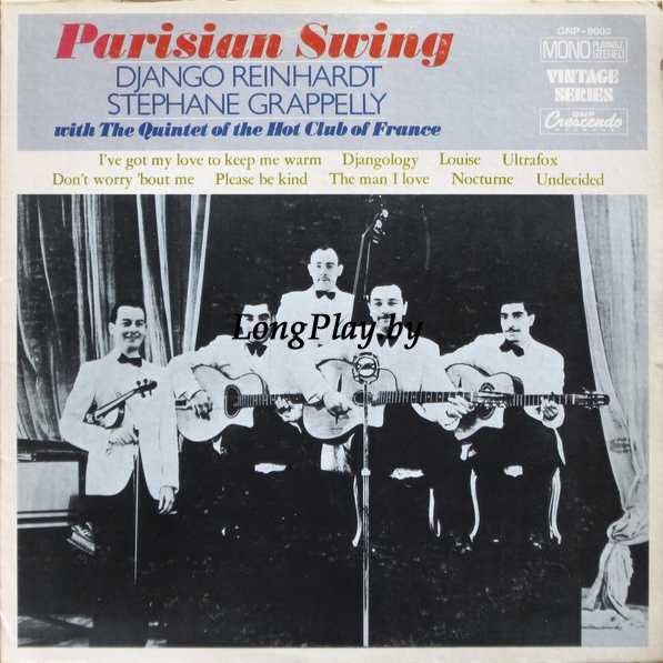 Django Reinhardt / Stephane Grappelly With The Quintet Of The Hot Club Of France - Parisian Swing US ORIG ++++
